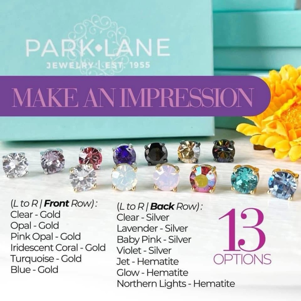 Park Lane 3 carat Violet Impression Earrings